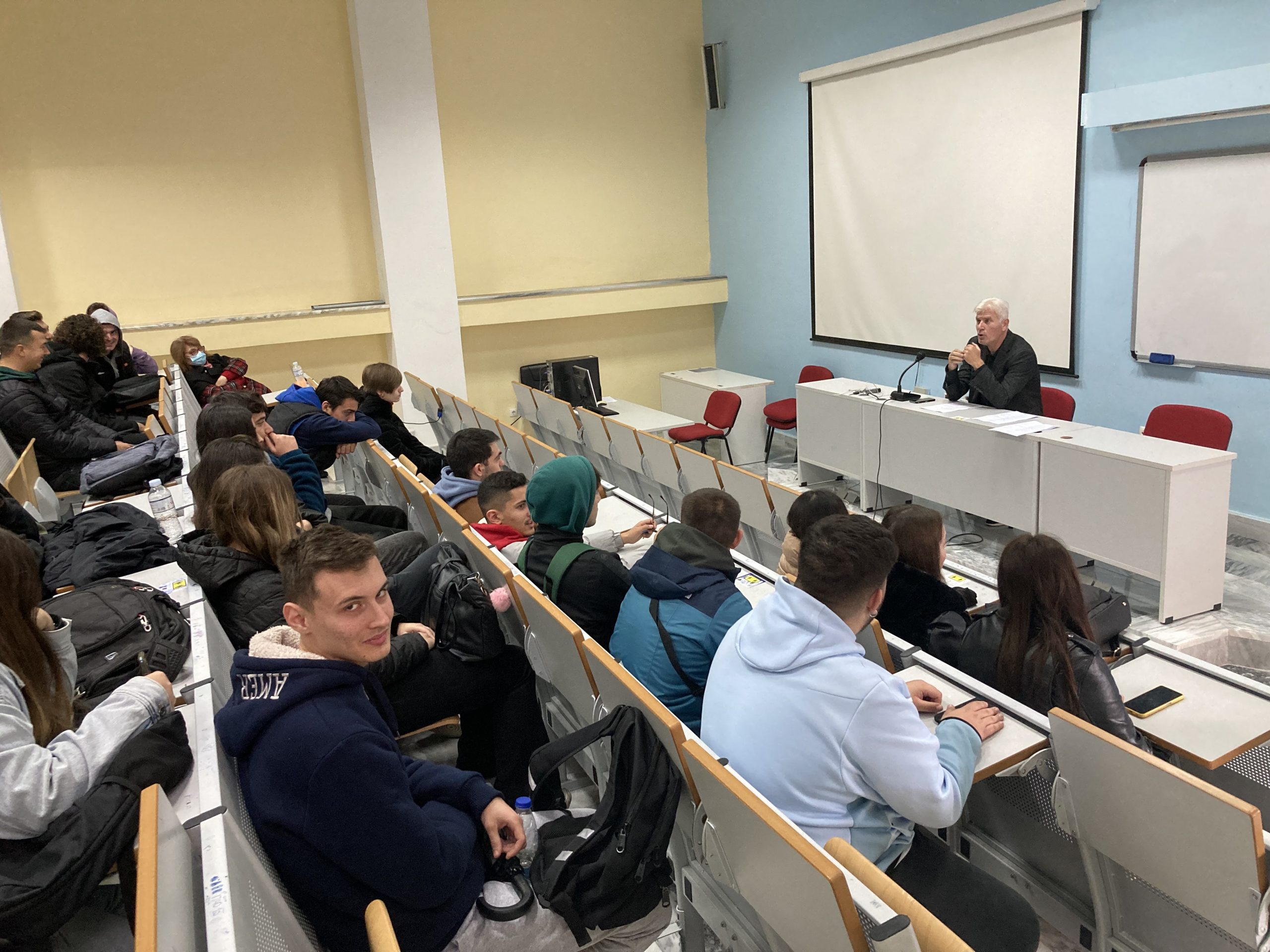 Εκδήλωση-συνάντηση με τους πρωτοετείς του Τμήματος